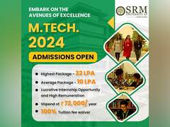 
      
      SRM AP M.Tech. Admissions Open: Lucrative Placement Offers
      
      