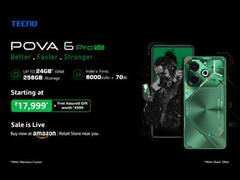 
      
      The most-hyped smartphone POVA 6 Pro 5G with 24GB RAM + 256GB ROM
      
      