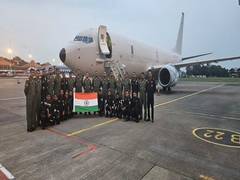 
      
      Indian Navy's P81 aircraft arrives in Japan for bilateral ASW
      
      