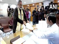 
      
      Rajeev Chandrashekhar files nomination for Lok Sabha Polls
      
      