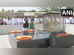 
      
      Sanjay Singh visits Rajghat with wife after release
      
      