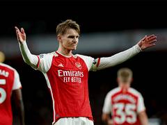 
      
      Odegaard helps Arsenal log three crucial points against Luton
      
      
