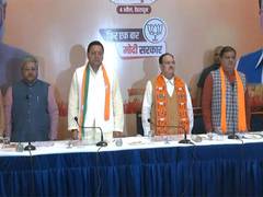 
      
      JP Nadda, Pushkar Dhami attend core committee meeting
      
      