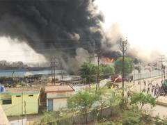 
      
      Chhattisgarh: Massive fire breaks out in Raipur's Kota
      
      