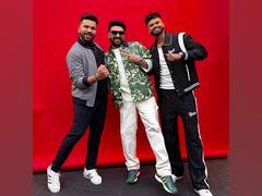 
      
      Kapil Sharma drops pic with Rohit Sharma, Shreyas Iyer
      
      