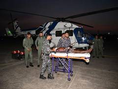 
      
      Indian Coast Guard evacuates Sri Lankan fisherman
      
      
