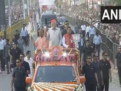 
      
      PM Modi holds roadshow in Uttar Pradesh's Ghaziabad 
      
      