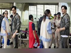 
      
      Sidharth Malhotra, Kiara Advanisnapped at airport 
      
      