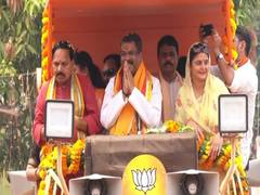
      
      Odisha: Union minister Pradhan holds road show in Deogarh
      
      