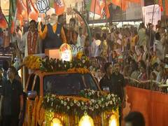 
      
      PM Modi holds roadshow in Jabalpur
      
      