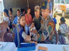 
      
      Assam Rifles holds medical camp in far-flung area of Mizoram 
      
      