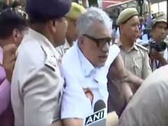 
      
      TMC leaders sitting on protest outside ECI office, detained
      
      