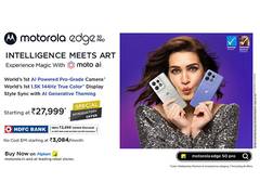 
      
      motorola edge 50 Pro Goes on Sale in India 
      
      