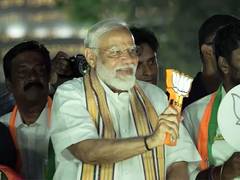 
      
      LS Polls: PM Modi holds roadshow in Tamil Nadu's Chennai
      
      