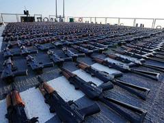 
      
      US transfers thousands of seized weapons, ammunition to Ukraine
      
      