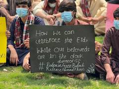 
      
      Baloch holds nationwide protest to condemn enforced disappearance
      
      