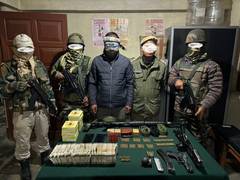 
      
      Manipur: Assam Rifles recover Rs 13 lakh cash, arms, ammunition
      
      