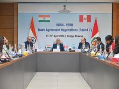 
      
      Trade negotiations between India-Peru conclude
      
      