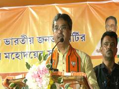 
      
      Tripura CM Manik Saha blames CPIM-Congress for eroding democracy 
      
      