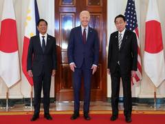 
      
      US President hosts his Philippines counterpart, Japan PM
      
      