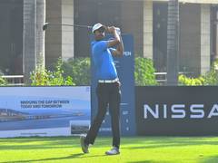 
      
      Yashas Chandra fires day’s best 64 to move into joint lead
      
      