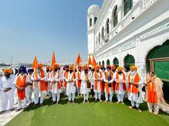 
      
      Sikh delegation visits Gurudwara Kartarpur Sahib
      
      