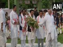 
      
      Sarbanand Sonowal participates in Bihu celebrations in Tinsukia 
      
      