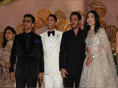 
      
      Anand drops inside pics with SRK from daughter’s grand reception
      
      