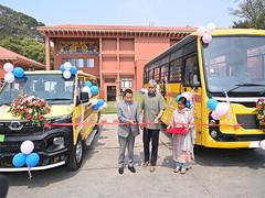 
      
      India gifts 35 ambulances, 66 school buses to Nepal 
      
      