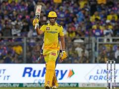 
      
      IPL 2024: Dube-Gaikwad, Dhoni's fiery cameo takes CSK to 206 
      
      
