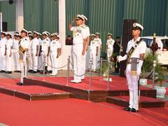 
      
      Navy Chief Hari Kumar presents distinguished service awards
      
      