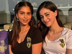 
      
      Suhana Khan drops happy pics with Ananya Panday as KKR beat LSG
      
      