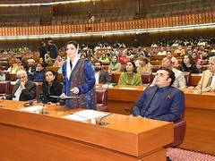 
      
      Pakistan: Aseefa Bhutto-Zardari takes oath as MNA amid rukus
      
      