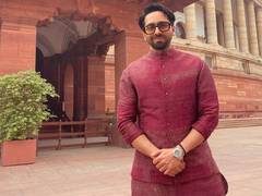 
      
      Ayushmann Khurrana visits new Parliament
      
      