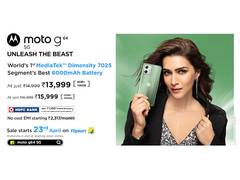 
      
      Motorola Launches moto g64 5G with World’s 1st MediaTek
      
      