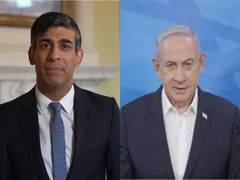 
      
      Rishi Sunak speaks to Benjamin Netanyahu, reiterates UK's support
      
      