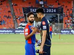 
      
      Delhi Capitals win toss, decide to bowl against Gujarat Titans
      
      