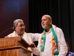 
      
      Karnataka: BJP MP Sanganna joins Congress
      
      