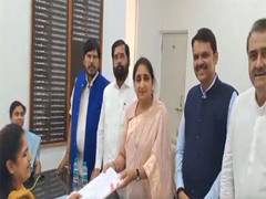 
      
      NCP candidate Sunetra Pawan files nomination from Baramati seat
      
      