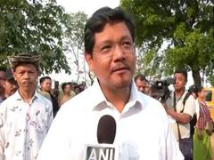 
      
      Meghalaya CM Conrad Sangma casts vote
      
      