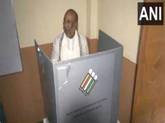 
      
      LS polls 2024: Manipur CM Biren Singh casts his vote
      
      