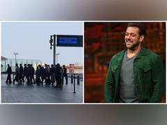 
      
      Salman Khan spotted at Mumbai airport with tight security 
      
      