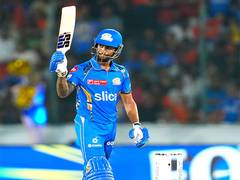 
      
      MI's Tilak Varma gives his gloves to two budding cricketers
      
      