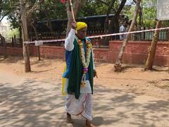 
      
      Independent candidate's unique campaign style garners attention
      
      
