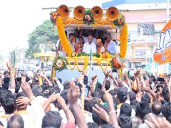 
      
      Basavaraj Bommai files his nomination from Gadag-Haveri 
      
      