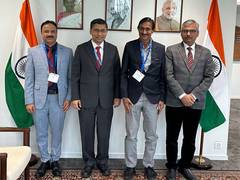 
      
      India's UN envoy Arindam Bagchi meets IMD delegation in Geneva
      
      