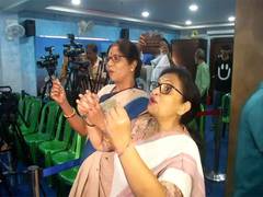
      
      LS Polls: TMC ministers break into jig, say confident of win
      
      