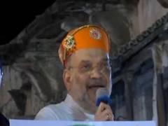 
      
      Amit Shah holds roadshow in Udaipur, mocks Rahul Gandhi
      
      
