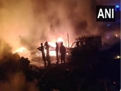 
      
      UP: Fire breaks out at warehouse in Ghaziabad's Khoda area
      
      