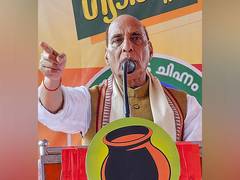 
      
      LS polls: Rajnath Singh to hold poll rallies in West Bengal today
      
      